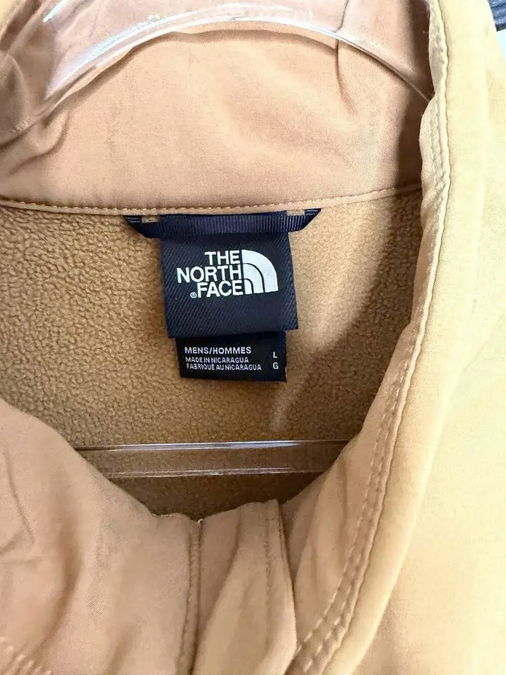 The North Face Men's Apex Bionic Softshell Jacket Tan Brown Size L